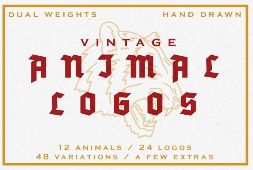 Vintage Animals Logo Designs