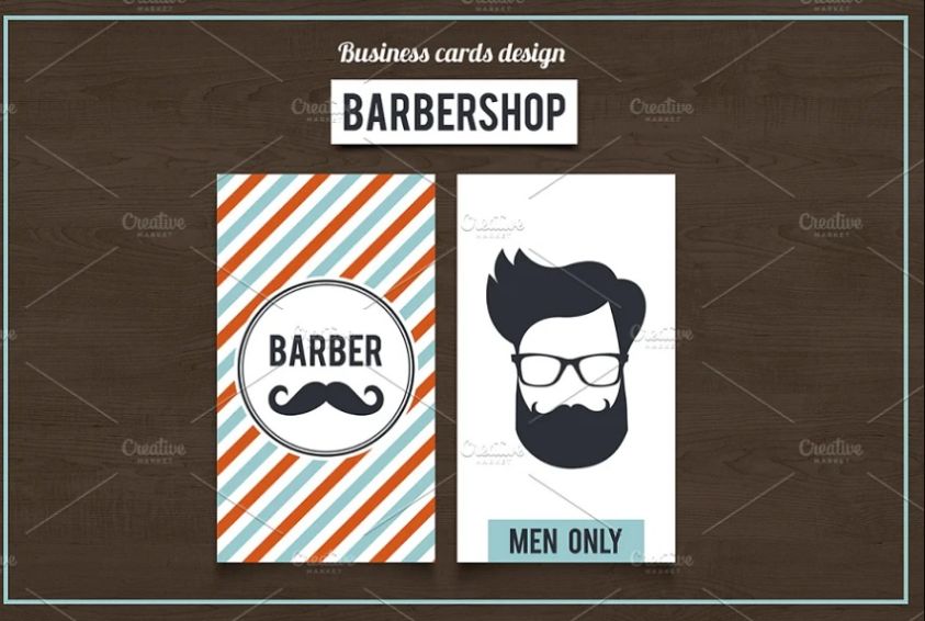 Vintage Barber Shop Name Template