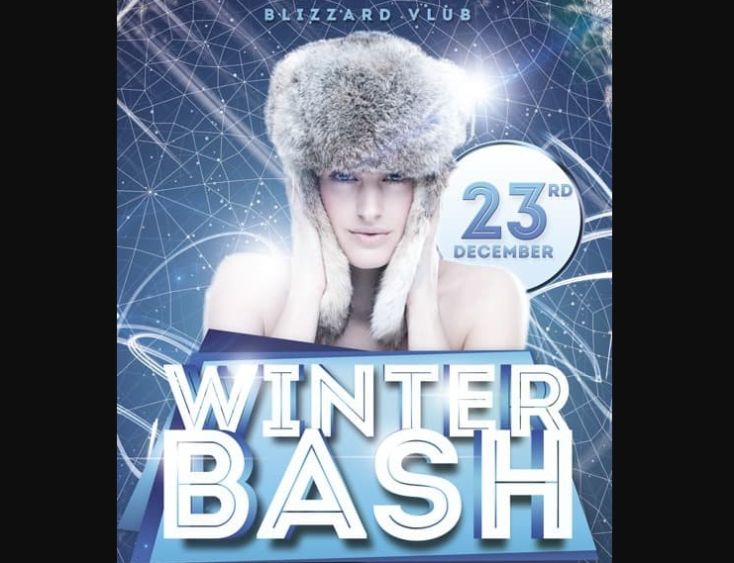 Winter Bash Flyer PSD