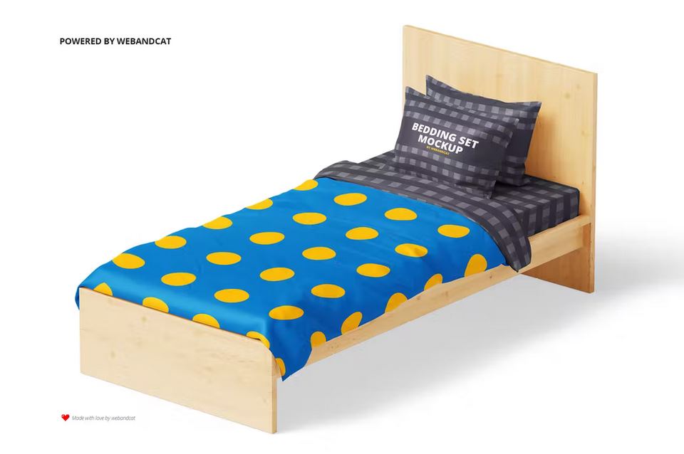 single-bed-blanket-psd-mockup