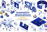 Isometric Technology Illustrations
