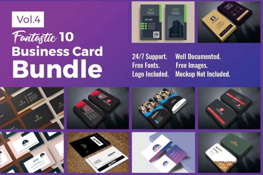 10 Unique Business Cards Bundle
