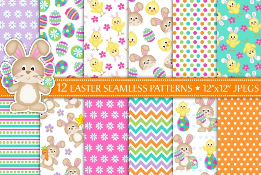 12 Easter Pattern Designs