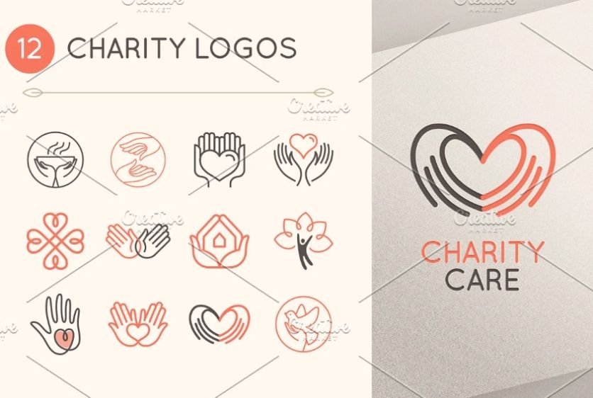 12 Unique Charity Logo Designs