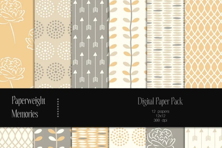 12 Unique Digital Paper Designs