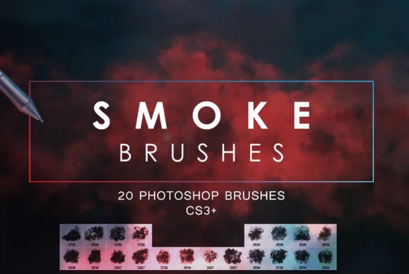 20 Smoke PS Brushes