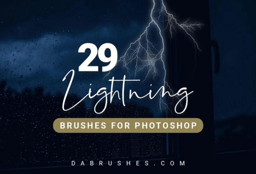 29 Lightning Bolt Brushes Set