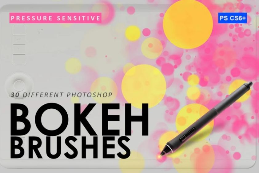 30 High Resolution Bokeh Brushes