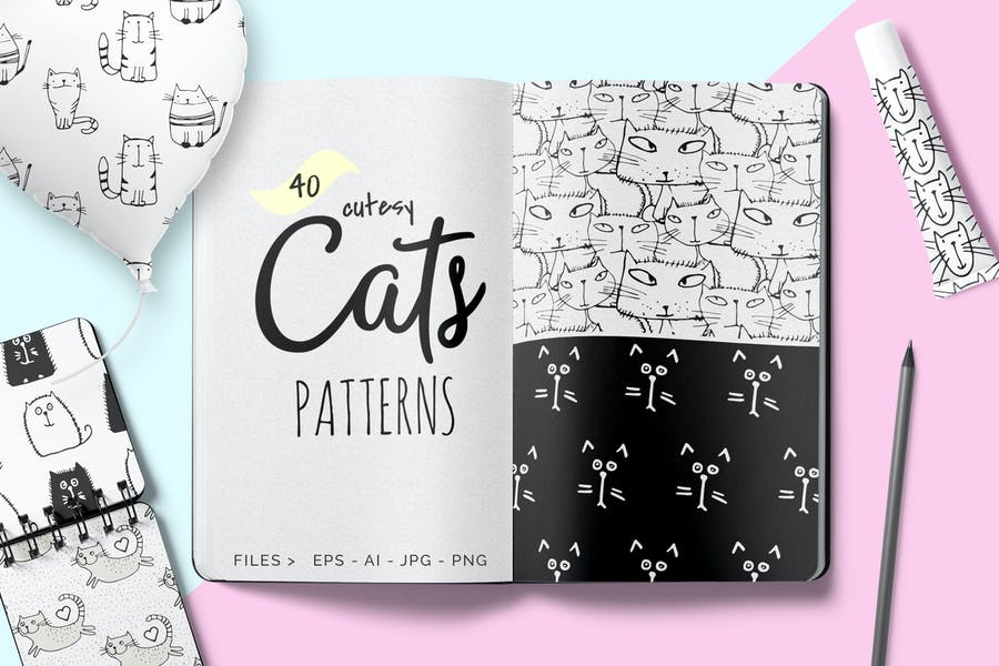 40 Unique Cat Patterns