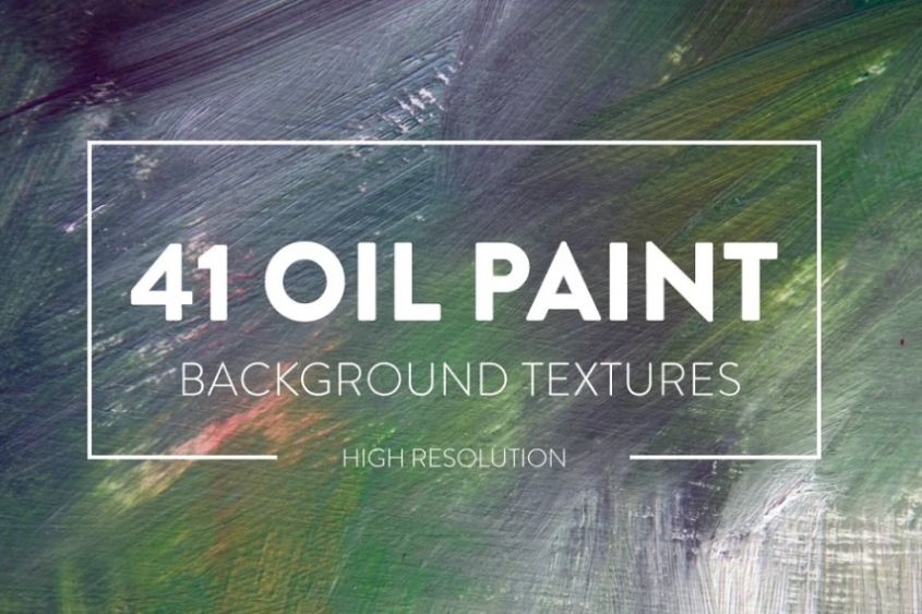 41 Unique Oil Paint Textures