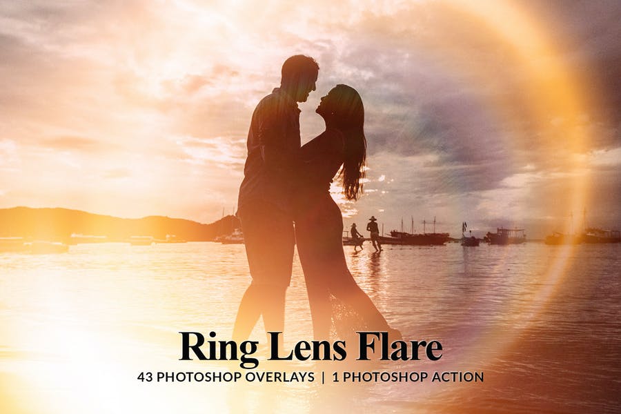 43 Unique Lens Flare Overlays
