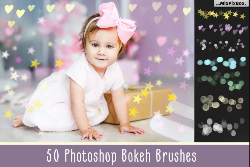 50 Unique Photoshop Bokeh Brushes