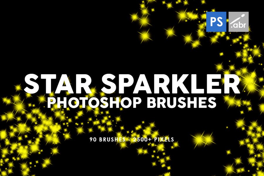 90 Sparkler Photoshop Brushes ABR