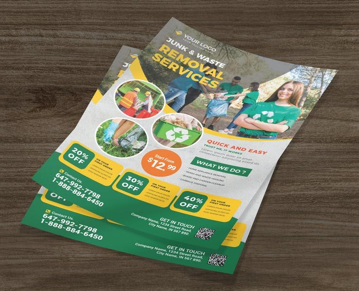 15+ Junk Removal Services Flyer FREE Download