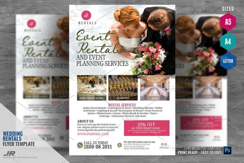 A4 and A5 Rental Flyer Designs