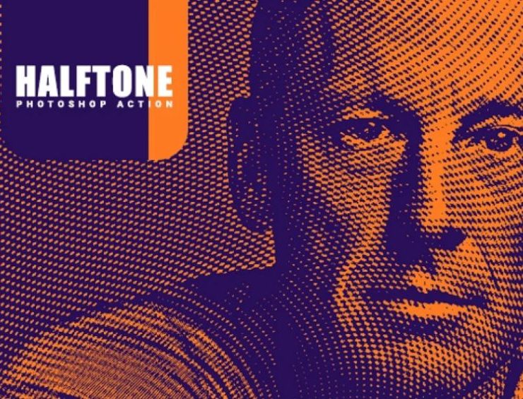 15+ Halftone Photoshop Action Effects Download