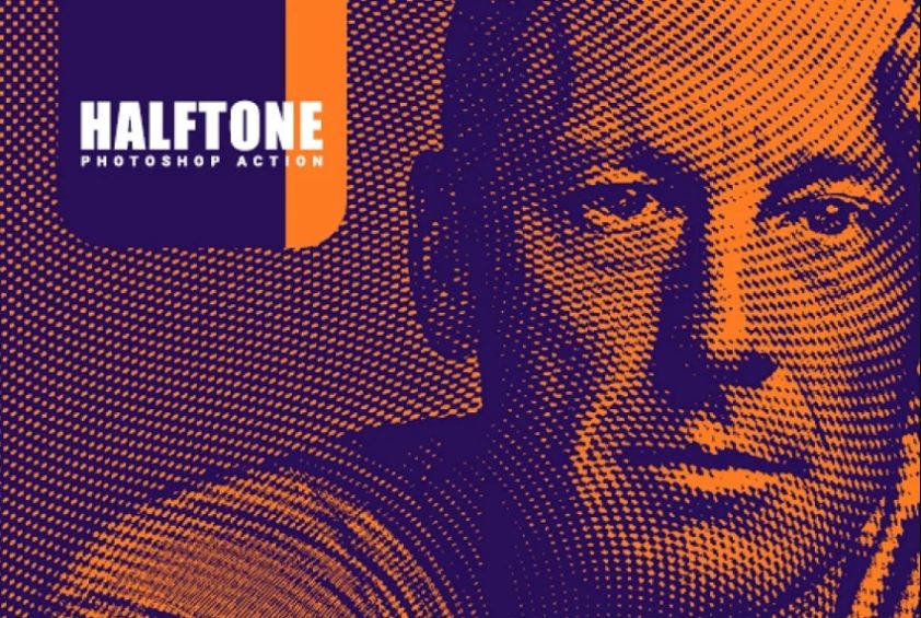 Halftone Photoshop Action Effects