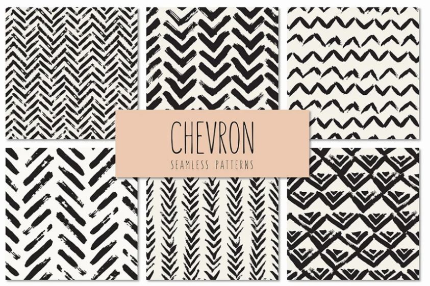 Paint Style Chevron Pattern Designs