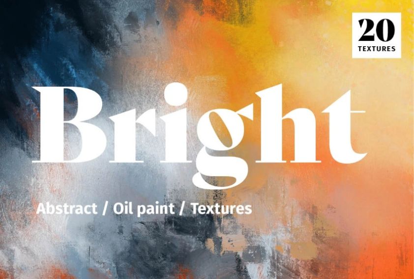 Abstract Oil Paint Texture Design