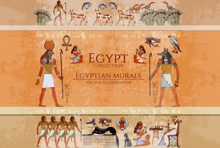 Ancient Egypt Vector Illustrations