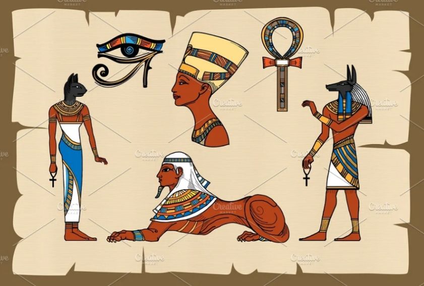 Ancient Egyptian Pharaoh Symbols