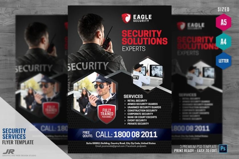Armed Security Services Flyer