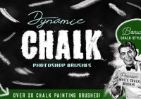 Chalk Photoshop Brushes