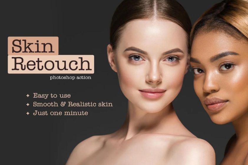 Easy Editable Skin Retouch Photoshop Action 