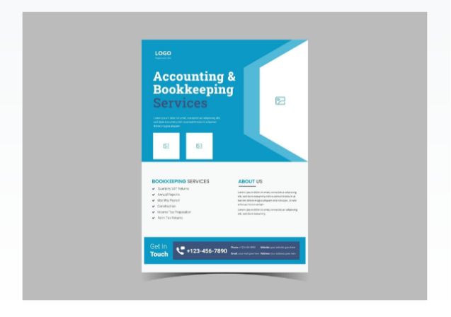 Bookkeeping Services Flyer Design