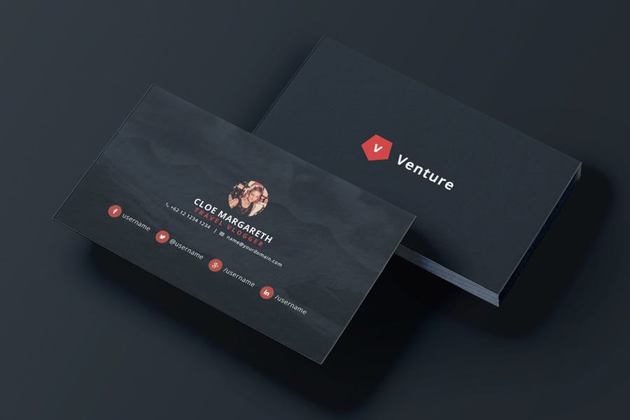 Business Agency Name Card Template