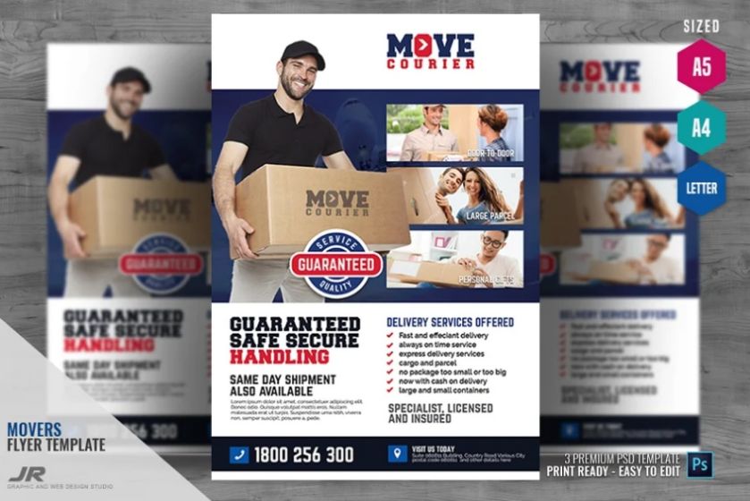Cargo Delivery Business Flyer