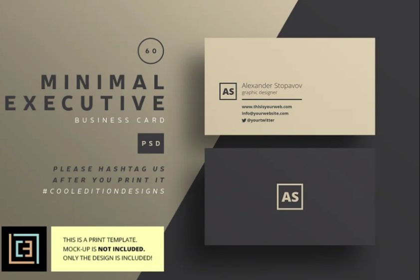 Clean Graphic Designer Business Card