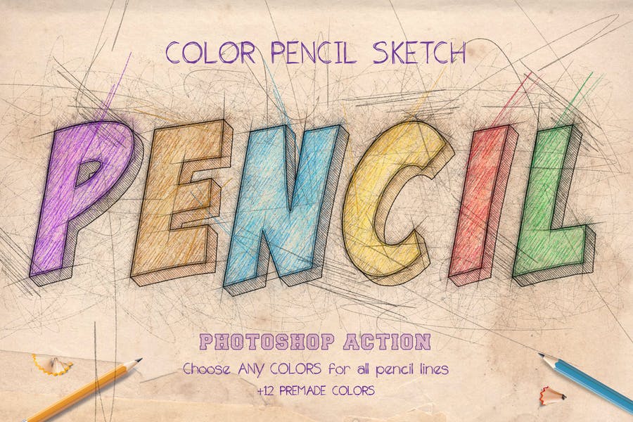 Color Pencil Sketch Effect
