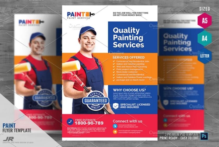 Commercial Painting Services Flyer