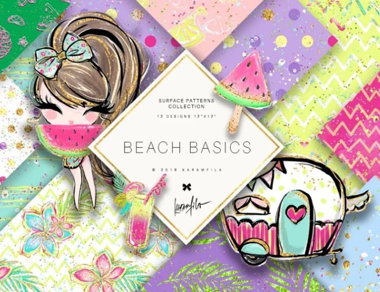 15+ FREE Beach Patterns Ai EPS Vector Download