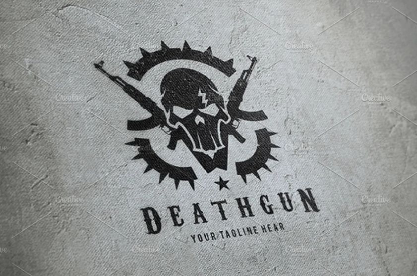 Creative Death Gun Logo