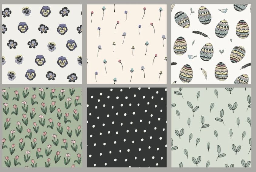 Creative Easter Spring patterns