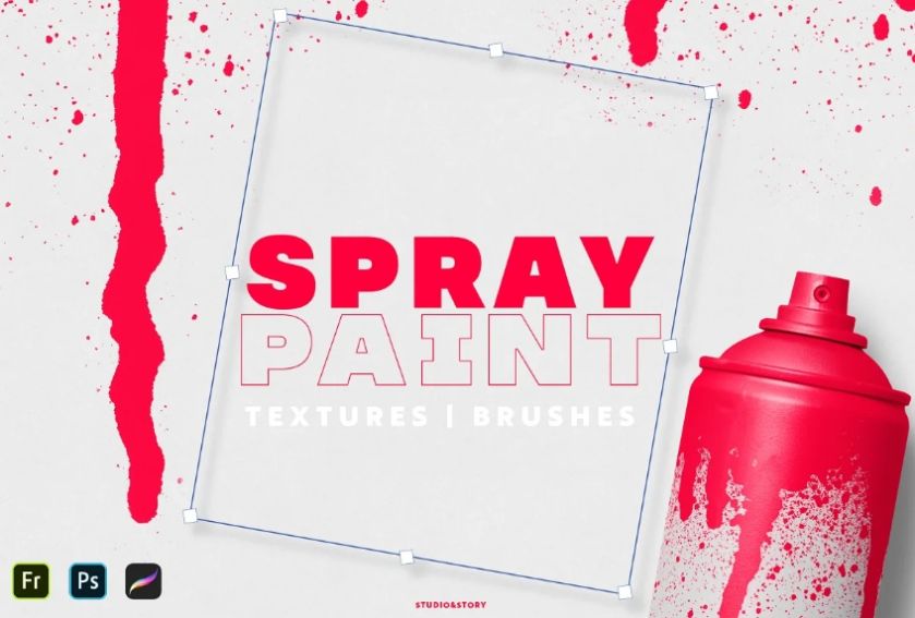 Creative Spray Paint Texture