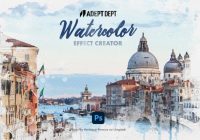 Watercolor Photoshop Actions