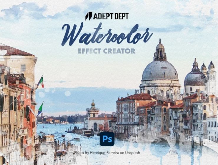 Watercolor Photoshop Actions