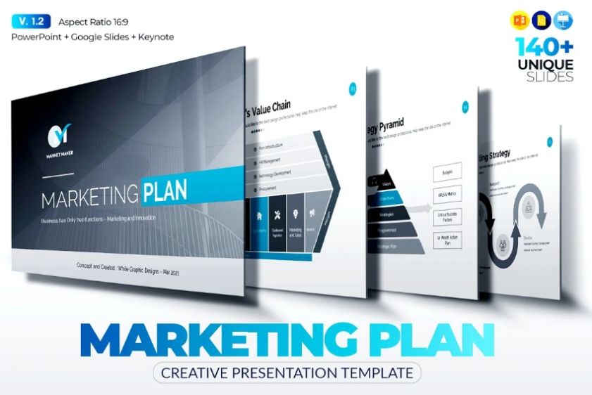 Customizable Business Plan Presentation Template