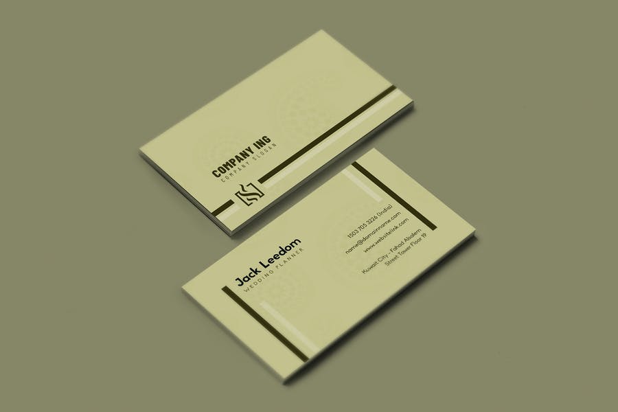Customizable Clean Business Card
