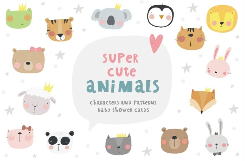  Cute Animal Characters 