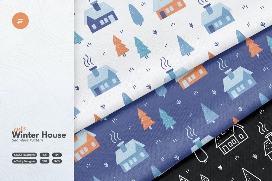 Cute Winter House Patterns