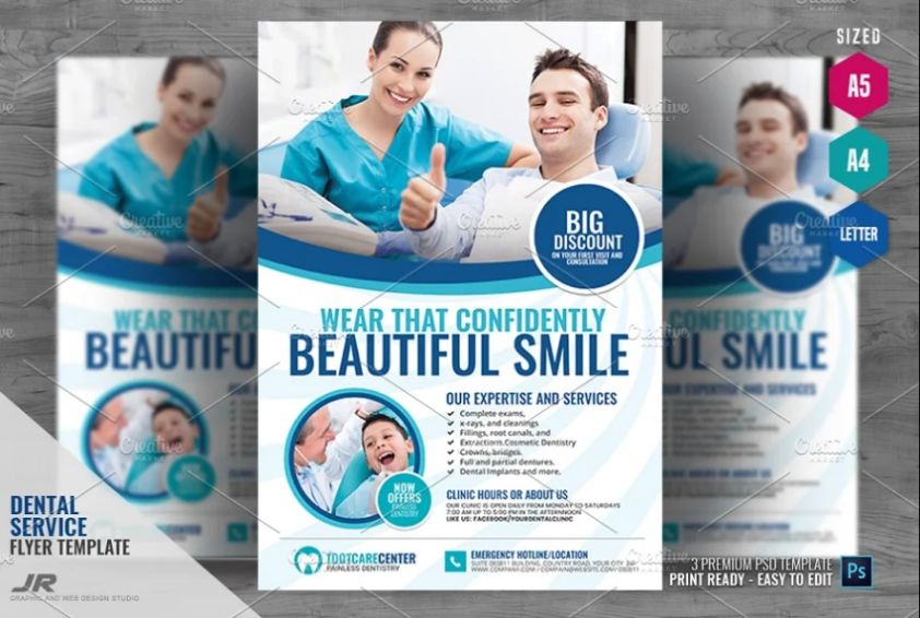 Dentistry Clinic Flyer PSD
