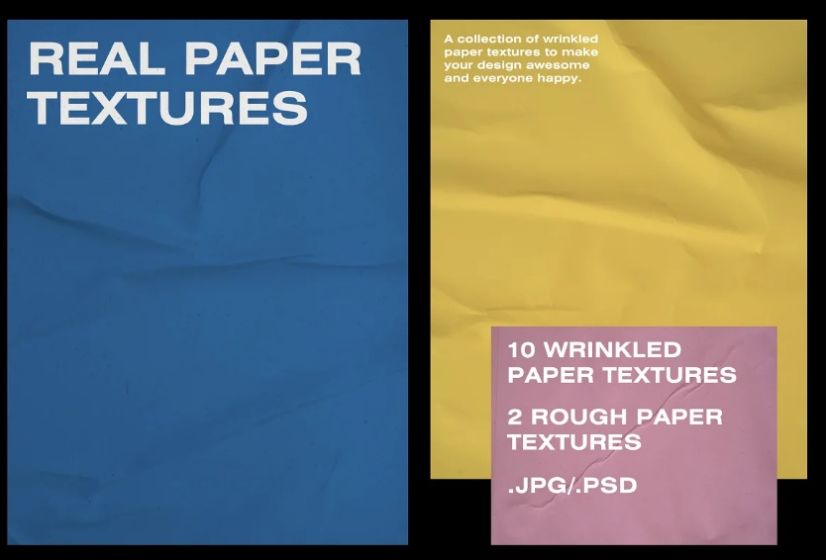 Distressed Paper Mockups and Textures