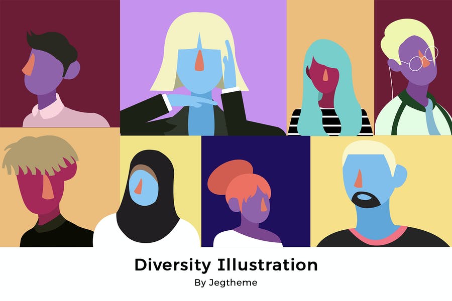 Diversity People Vector Illustration