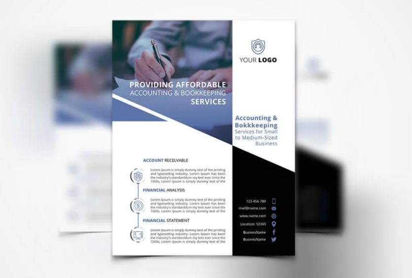 Editable Accounting Services Flyer