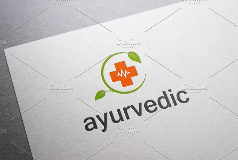 Editable Ayurvedic Logo Design Idea