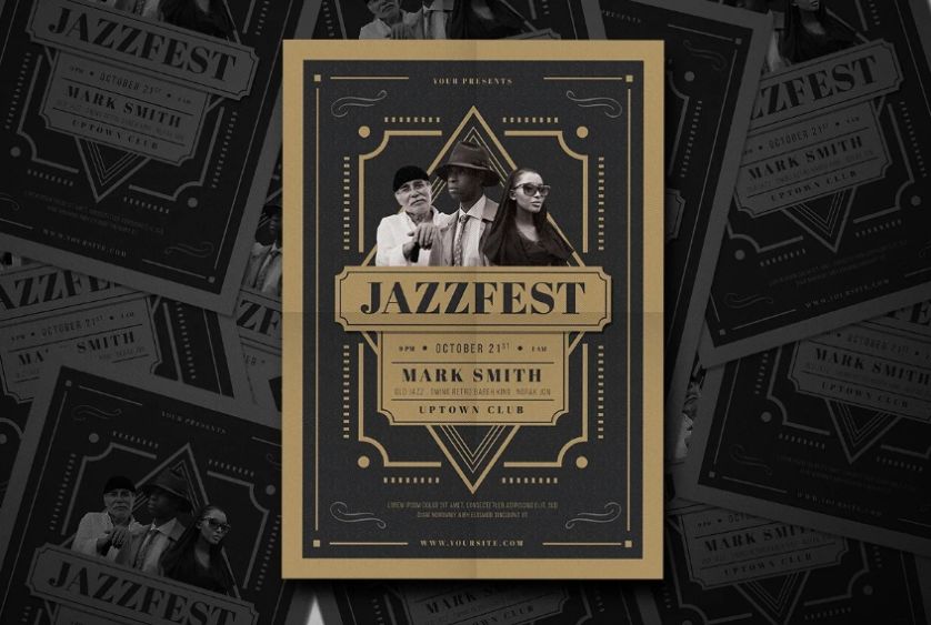Editable Jazz Festival Flyer
